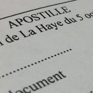 An apostille authentication document notarized at Apostille Miami